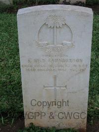 Dar Es Salaam War Cemetery - Saunderson, Robert De Bedick